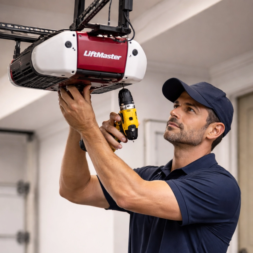 Garage door opener installation in Southeast Michigan