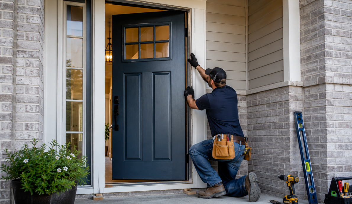 entry door install